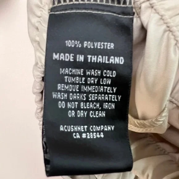 FootJoy Quarter Snap Golf Jacket Beige Men’s Size Medium Henley Pullover Pockets - Picture 8 of 9